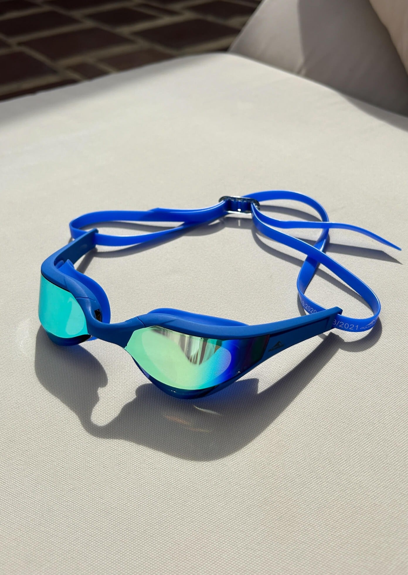 Aquafeel Speedblue Mirrored Goggles