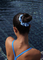 Swim Scrunchie - Sky Blue